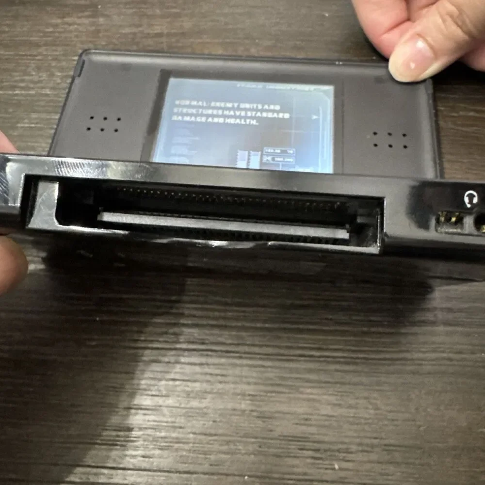 Nintendo DS Lite Handheld Onix Black Tested & Working